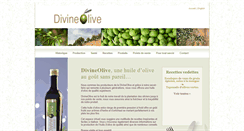 Desktop Screenshot of divineolive.com